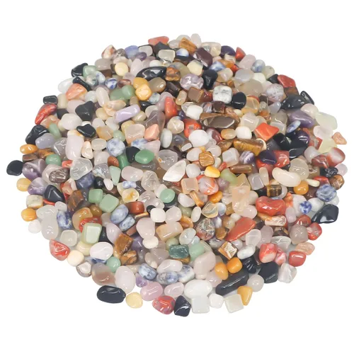 Miniatura 16 de Piedras de jardín, guijarros de paisajismo, rocas de río, piedras ornamentales decorativas, rocas alisadas para plantas en maceta, relleno de jarrón