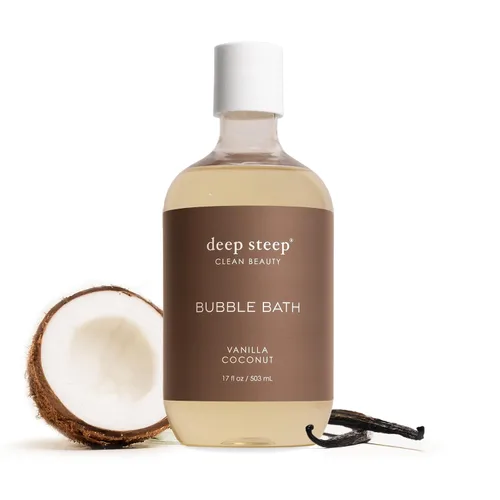 Miniatura 11 de Deep Steep baño de burbujas, lavanda y manzanilla 17 oz – Reducción de alergias clínicamente probada, baño relajante con manteca de karité y aceite