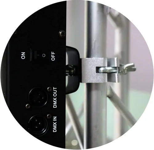 Miniatura 8 de Dispositivo de suspensión de cuerda de seguridad con gancho de abrazadera, colgar en la armadura, uso para haz de cabeza móvil, accesorios