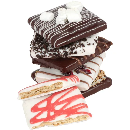 Miniatura 2 de Cesta Grahams cubierta de chocolate para el día del padre, regalo de comida gourmet para papá, caja de regalo de chocolate, aniversario, cumpleaños