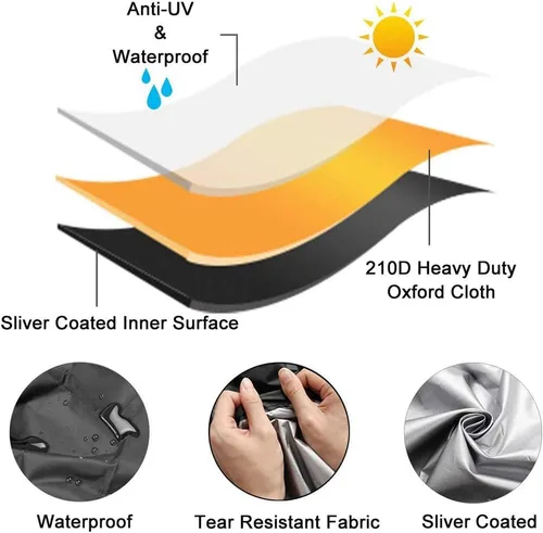Miniatura 2 de Funda para cinta de correr, plegable, con cremallera, a prueba de polvo e impermeable, apta para hacer ejercicio, deportes, correr