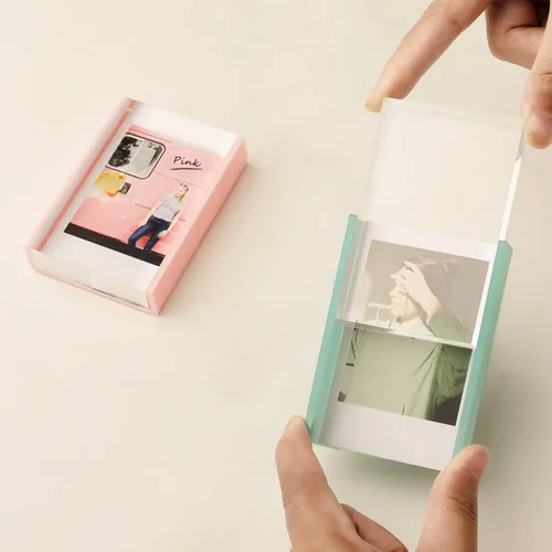 Miniatura 8 de WINKINE - Marco Instax, marco Polaroid para película Fujifilm Instax Mini, marcos de fotos pequeños de 2x3, marcos Polaroid para fotos, mini soporte