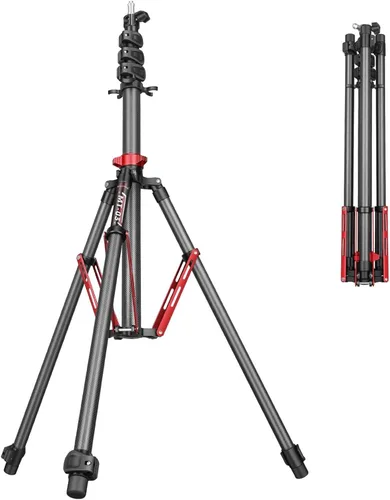 Miniatura 10 de FreeSea Fotografía de soporte de luz: tubos de gran tamaño de 1.4 pulgadas (1.417 in), estructura de aleación de aluminio, trípode de 106 pulgadas