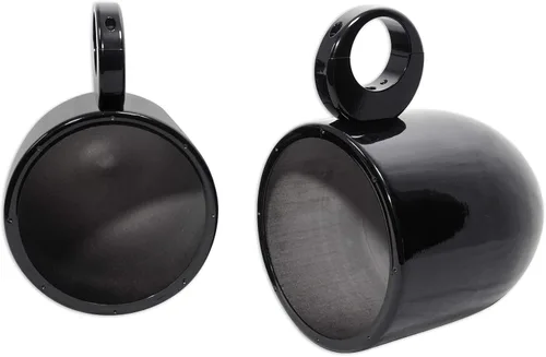 Miniatura 9 de Rockville Paquete RKL80MB: Par RKL80MB 8 "900W Marine Wakeboard LED Tower Altavoces-Negro, Par MAC80B 7.7" Negro Aluminio Wakeboard Altavoces Pods
