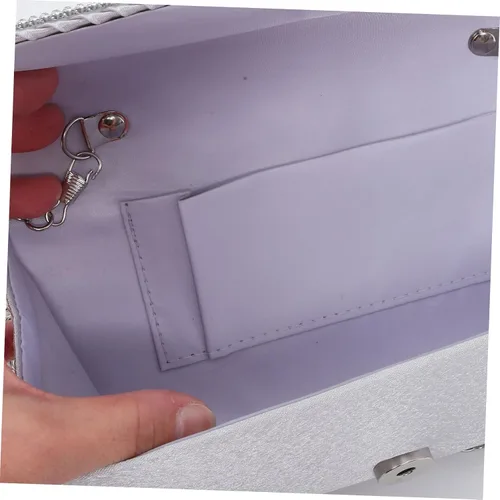 Miniatura 5 de LIFKOME Bolso de noche para mujer, bolso de mano de moda con cadena para bolsos de mujer