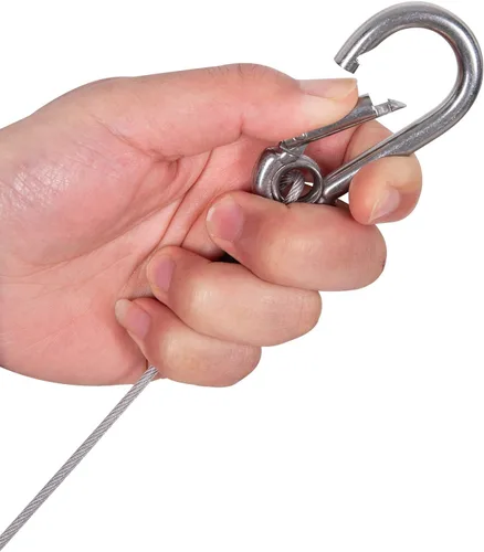 Miniatura 5 de Arnés resistente de acero inoxidable de grado marino para cangrejo de 4 brazos, para trampa de langostinos y maceta de camarones