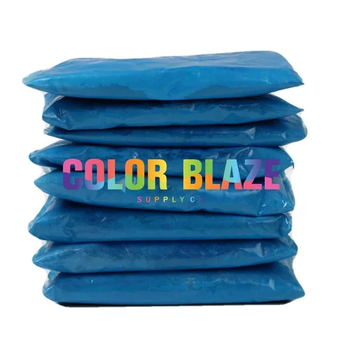 Miniatura 9 de Color Blaze Paquetes de polvo de color para revelación del género del bebé, 2.65 oz cada uno, 10 paquetes de polvo de color azul para niños