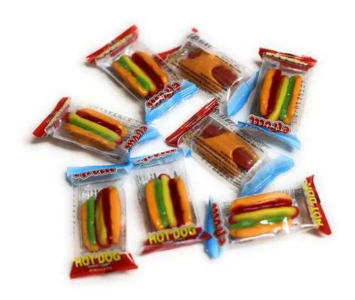 Miniatura 3 de eFrutti Gummi - Caja expositora con forma de perro caliente (60 piezas) Look-On