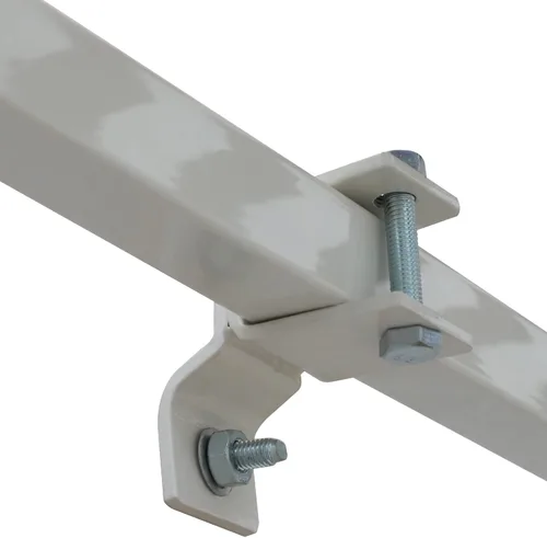 Miniatura 9 de Outsunny - Toldo retráctil de 10 x 8 pies, toldo para patio, toldo para sol con manivela manual, tela resistente a los rayos UV y al agua y Rayas