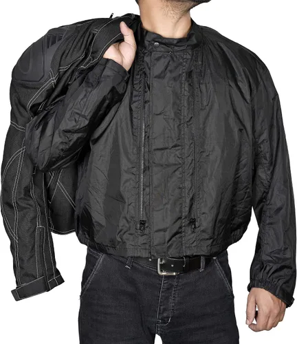 Miniatura 8 de WICKED STOCK Chaqueta de motocicleta para hombre, motociclismo, deportes de potencia, equipo de equitación, motocross, carreras, aventura