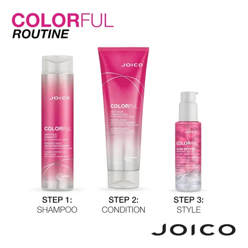 Miniatura 5 de Joico Colorido juego de champú y acondicionador antidecoloración Conserva el color del cabello Vibrancia a largo plazo Para cabello teñido