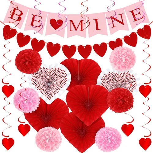 Miniatura 13 de 26 decoraciones del 4 de julio, 250 decoraciones para fanáticos del papel del Día de los Caídos, blanco, azul, rojo, blanco, azul, pancarta del 4
