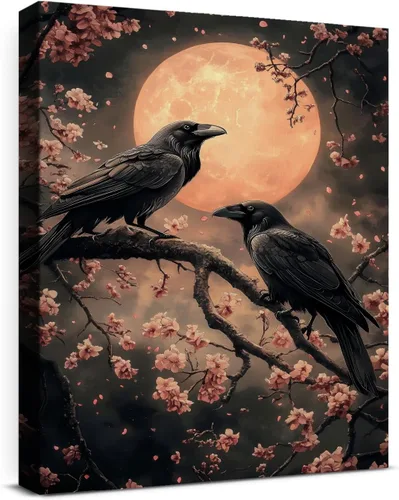Miniatura 29 de QPVXSST Arte de Pared Interesante de Fantasma de Halloween para Baño, Póster Impreso en Lienzo de Estilo Gótico, Decoración de Baño con Diseño