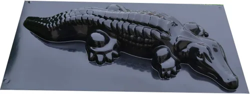 Miniatura 9 de Betonex Molde de fundición de cocodrilo DECORATIV Molde de jardín de caimán de hormigón (#A07)