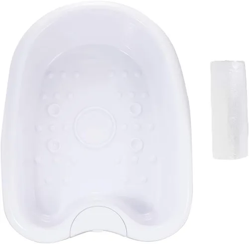 iMeshbean Ionic Detox - Cuenca de baño de pies, color blanco con 100 revestimientos para todas las máquinas de desintoxicación (bañera de pie + 100