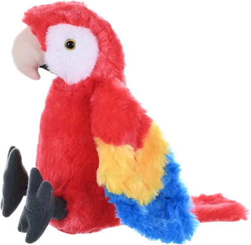 Miniatura 6 de Wild Republic Peluche de guacamayo escarlata, animal de peluche, regalo para niños, Cuddlekins de 8 pulgadas