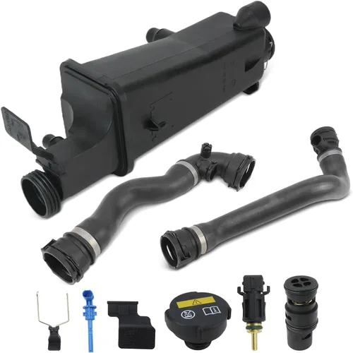 Kit de depósito de recuperación de desbordamiento de refrigerante de motor de 6 piezas para BMW 1998-2006 E46 316i 318i 320i 320Ci 323i 325i 323Ci