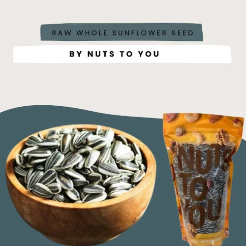 Miniatura 4 de Nuts To You - Semilla de girasol entera cruda de 4 libras en cáscara Vitaminas y minerales esenciales Bocadillo saludable de superalimentos