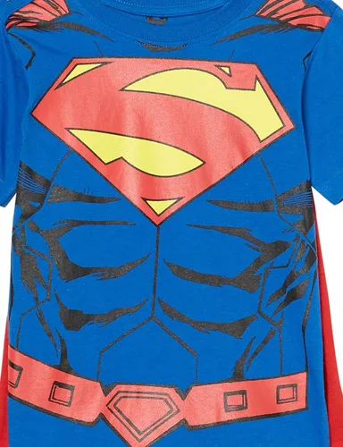 Miniatura 3 de DC Comics Camiseta de manga corta para niños pequeños Superman Cosplay