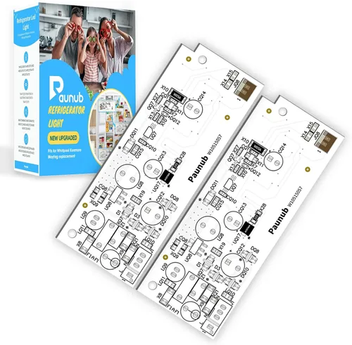 W10515057 3021141 - Juego de 2 luces LED para refrigerador y congelador, compatible con Whirlpool Kenmore Maytag, KitchenAid, Repalce WPW10515057