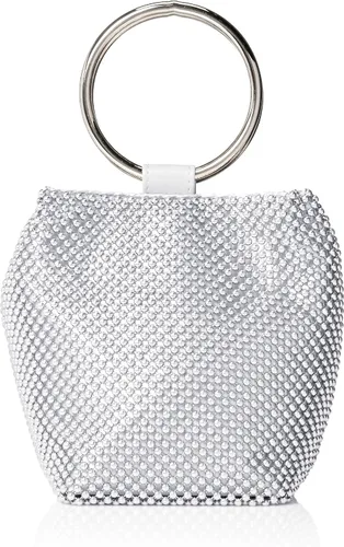 Miniatura 8 de Jessica McClintock Womens Gwen bola malla Anillo Wristlet Pouch Embrague