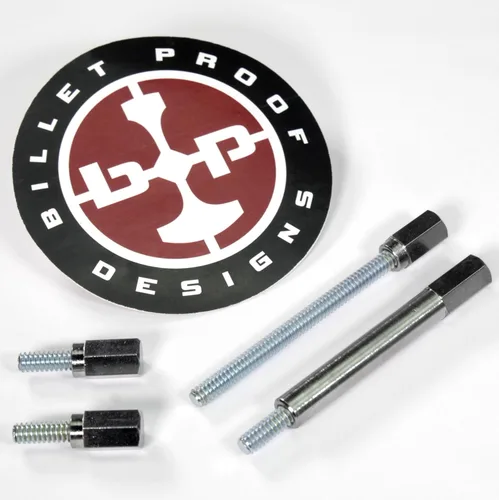 Kit de herrajes para cuenco flotante extendido para carburador S & S "E" - Cromo - Hace que la extracción fácil del cuenco del flotador (35-0029)