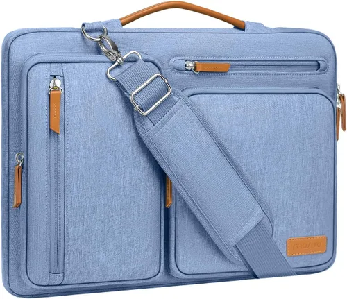 Miniatura 24 de MOSISO Bolsa de hombro protectora 360 para laptop, bolsas de computadora de 15-15.6 pulgadas compatibles con MacBook Pro de 16 pulgadas, HP, Dell
