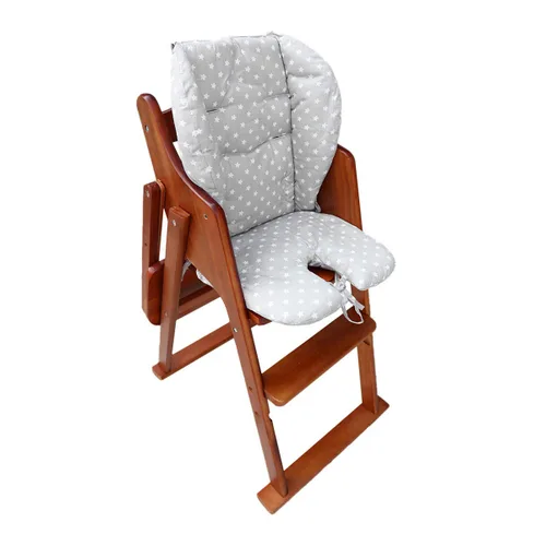 Miniatura 4 de Twoworld Cojín para silla alta, cojín grueso grande para silla alta de bebé, transpirable, adecuado para todo tipo de sillas de comedor de bebé