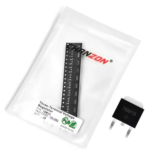 Miniatura 17 de Chanzon TL431 TO-92 Regulador de voltaje ajustable positivo IC, regulador positivo de tres terminales para administración de energía