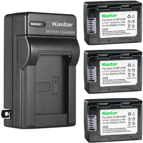 Miniatura 6 de Kastar Reemplazo del cargador de batería de pared AC para Samsung IA-BP105R, IA-BP210R, AD43-00201A, Samsung HMX-F90WN, HMX-F90WN/XAA, HMX-F900