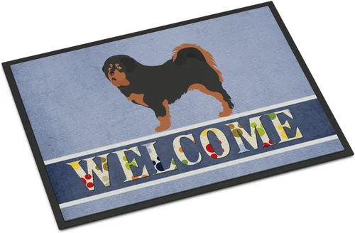 Miniatura 23 de Caroline's Treasures BB8321JMAT - Felpudo de bienvenida Berger Picard de 24 x 36 pulgadas, tapete azul para puerta delantera, para interiores