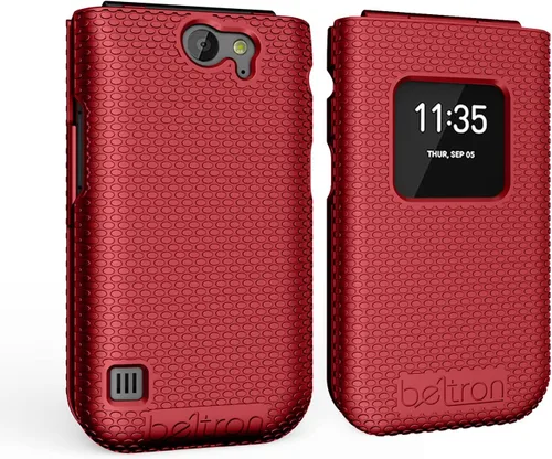 Miniatura 11 de BELTRON Funda para Nokia 2720 V Flip Phone, funda protectora a presión (Verizon 2720V) - Negro