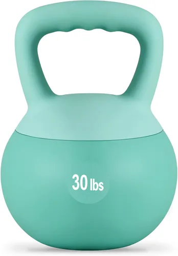 Miniatura 26 de Pesas rusas suaves (5-30 libras), relleno de arena de hierro para gimnasio en casa, entrenamiento de fuerza y fitness, diseño a prueba de golpes