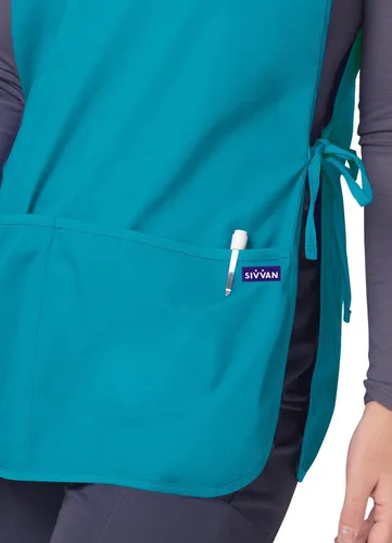 Miniatura 6 de Sivvan Delantal unisex - Delantal Cobbler 2-Pack Azul verdoso