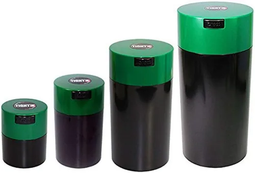 Miniatura 4 de Tightvac - Juego de 4 recipientes herméticos patentados, contenedor al vacío multiusos que mantiene tus hierbas y productos secos frescos y Negro