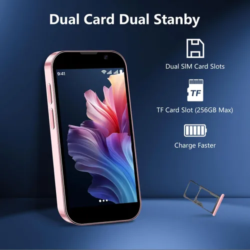 Miniatura 6 de Mini teléfono 3.0 "HD pantalla táctil Mini Smartphone más pequeño del mundo desbloqueado Android compacto teléfono móvil para niños y estudiantes