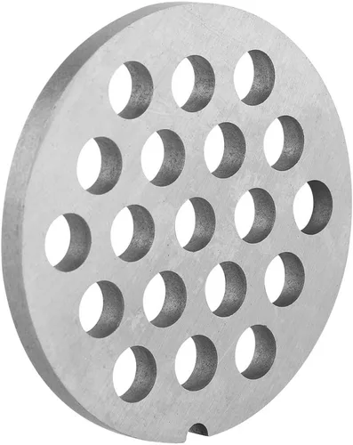 Miniatura 7 de Molinillo de carne de aleación de grado alimenticio, mezclador de placa de picadora, cuchillo de disco de orificio de 5/0.276 in, accesorios