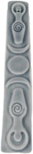 Miniatura 6 de Ebros Gift Wicca Chamán en espiral Luna Sagrada Triple Diosa Incienso Stick Holder Quemador Estatuilla Media Luna Menguante Completo Fragancia Hogar