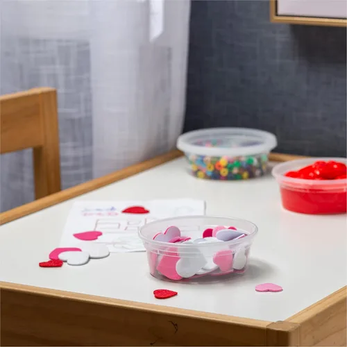 Miniatura 5 de Stack Man Recipientes de 8 onzas con tapas (48 juegos) – Contenedores de plástico transparente para almacenamiento de alimentos, sellado hermético
