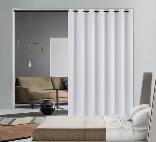 Miniatura 70 de PI Cortinas opacas para dormitorio, tratamiento de ventana con aislamiento térmico de anillo superior, cortinas oscurecedoras de habitación