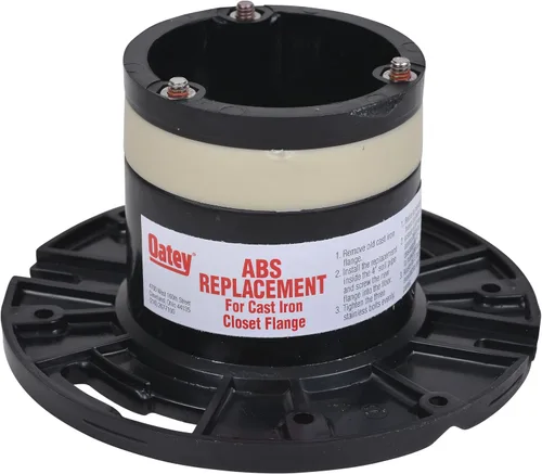 Miniatura 6 de Oatey 43538 ABS Reemplazo de brida de hierro fundido, 4 pulgadas