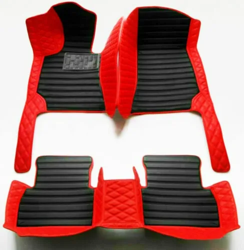 Miniatura 37 de Alfombrillas de cuero de lujo personalizadas para todo tipo de clima para el 99.99% de automóviles, SUV y camiones según el modelo automotriz Negro