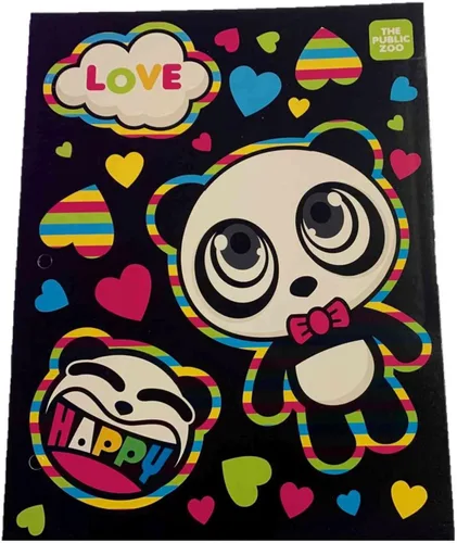 Miniatura 2 de El público Zoo juego de carpetas para 4 ~ Happy Rainbows en negro, Craft tiempo, amor la Lollipop, divertido con amigos