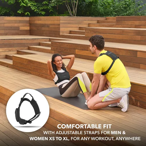 Miniatura 6 de Trailoom Paquete de cofre para correr, chaleco reflectante, repelente al agua, soporte para teléfono, bolsa de entrenamiento para corredores