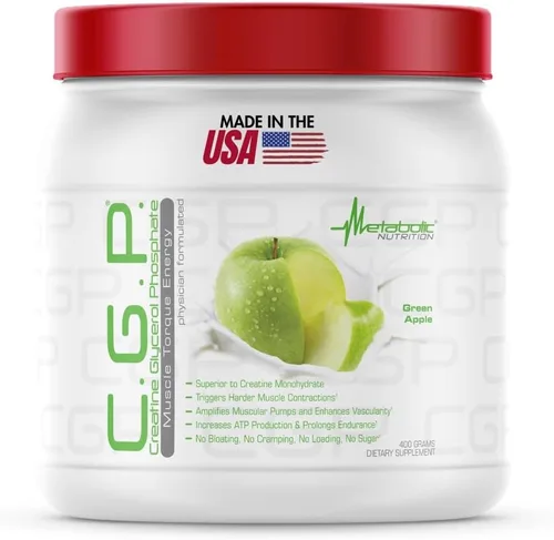 Miniatura 9 de Metabolic Nutrition CGP - Polvo de monohidrato de creatina 100% micronizada con fosfato de glicerol, ALA y electrolitos, suplemento de entrenamiento