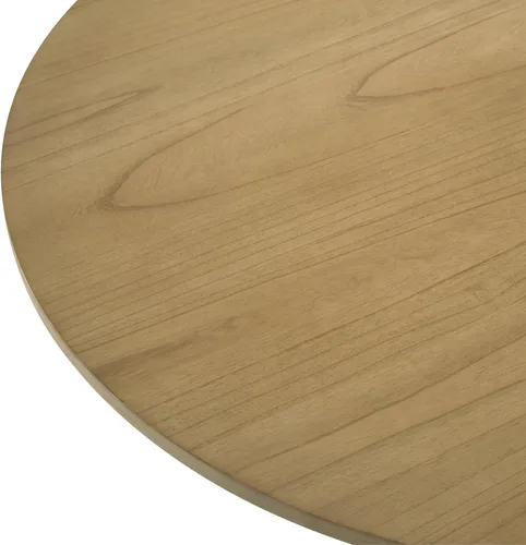 Miniatura 8 de Roundhill Furniture Rocco - Juego de comedor contemporáneo, mesa redonda con pedestal con 4 sillas, madera flotante Driftwood