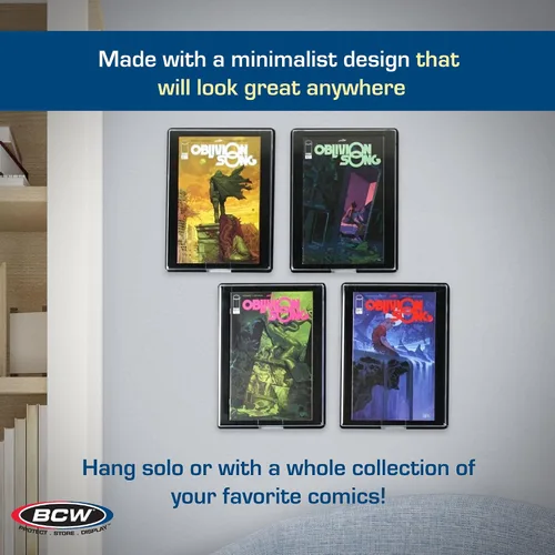 Miniatura 4 de BCW Marco de Exhibición para Cómics – 1 Paquete Estuche de Exhibición para la Era Actual/Moderna Soporte de Pared para Cómics