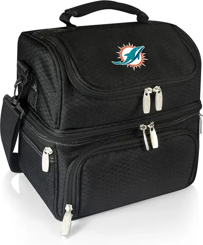 PICNIC TIME NFL unisex-adult NFL Pranzo Lunch Bag, Insulated Lunch Box with Picnic Set, Lunch Cooler Bag