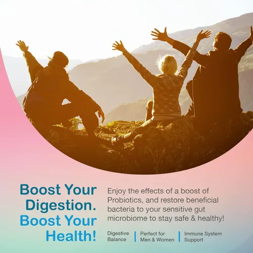 Miniatura 5 de YUM-V'S Gomitas probióticas sin azúcar - Probióticos para hombres y mujeres para ayudar a apoyar la función digestiva - Probiótico para adultos