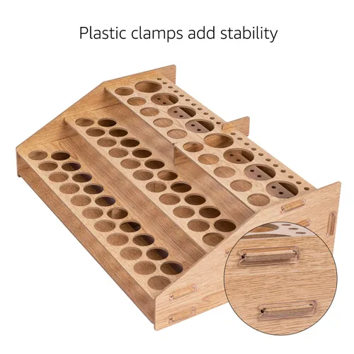 Miniatura 2 de Amazon Basics Estante organizador de pinceles y pintura para manualidades, con capacidad para hasta 60 botellas (52 1 pulgadas y 8 1.47 pulgadas)